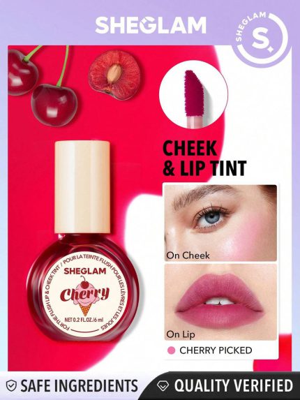 ینت لب و گونه مایع شیگلم For The Flush Lip & Cheek TINT رنگ Cherry Picked