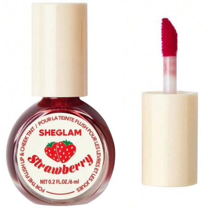 تینت لب و گونه مایع شیگلم For The Flush Lip & Cheek TINT رنگ strawberry